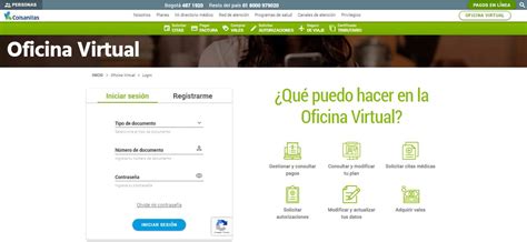 colsánitas oficina virtual|Acceso